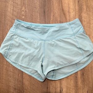 Lululemon speed up size 2 Light blue